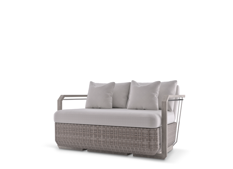 Hampton Wood Two-Seat Sofa alternate view