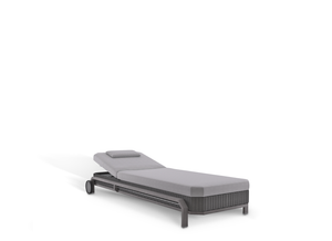 Hampton Grey Sunlounger