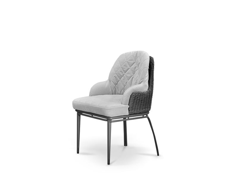 Charla Grey Dining Chair alternate view