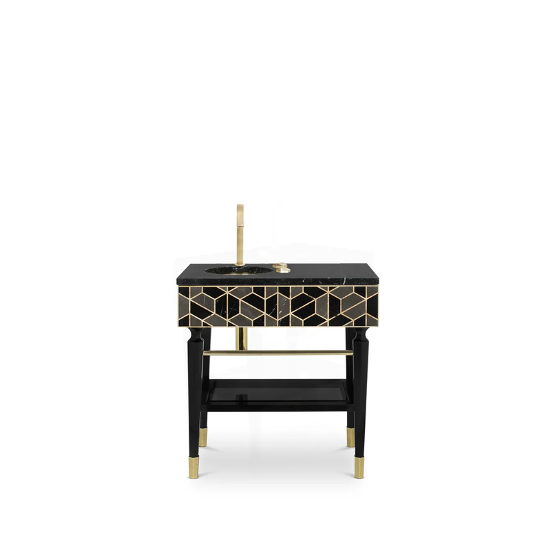 Tortoise Single Vanity Cabinet