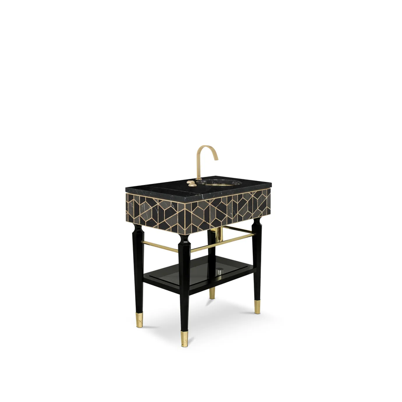 Tortoise Single Vanity Cabinet alternate view