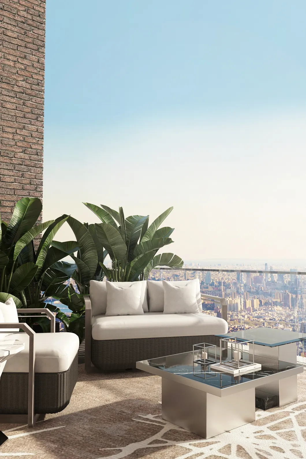 Hampton Grey Two-Seat Sofa