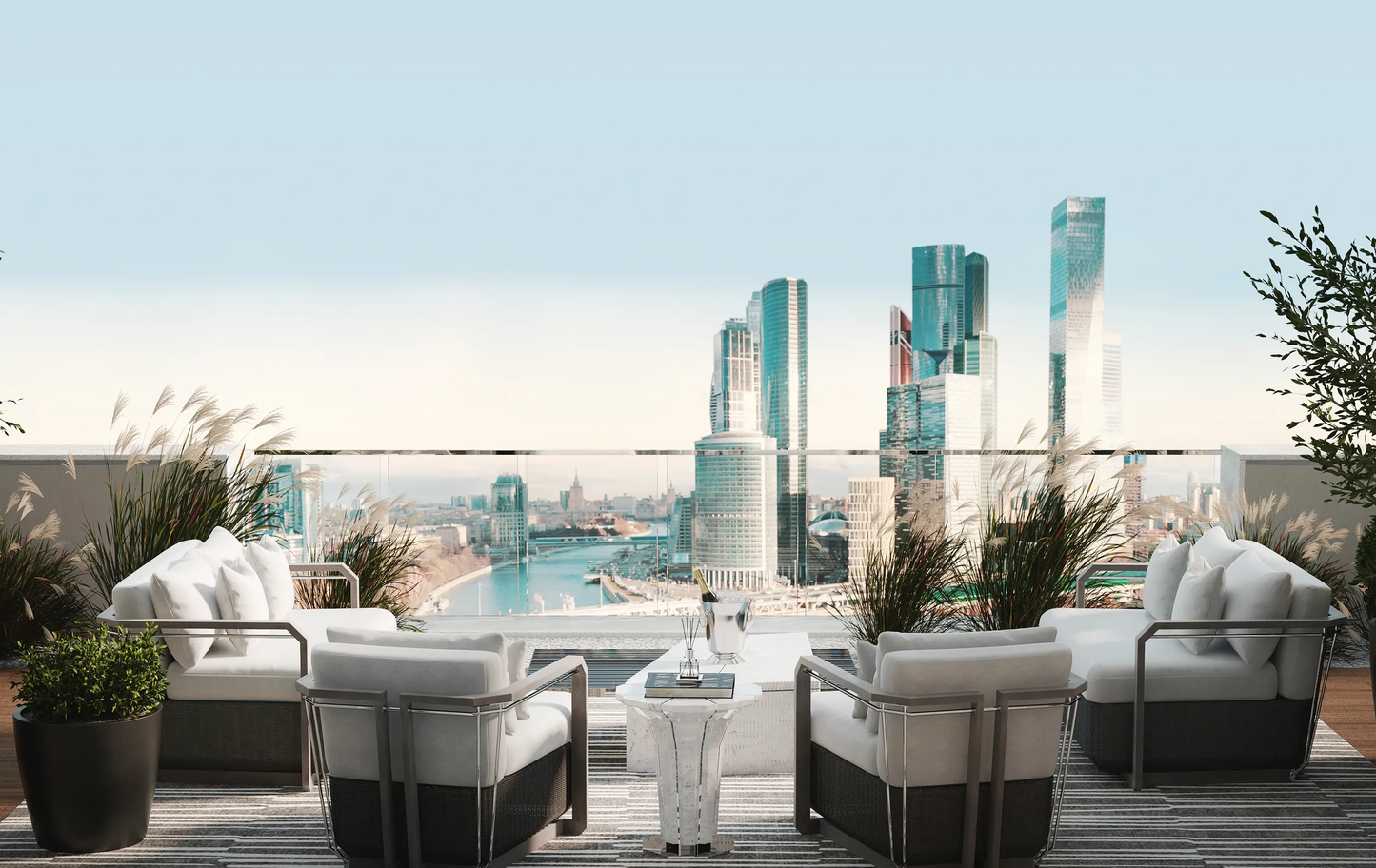 Hampton Grey Two-Seat Sofa